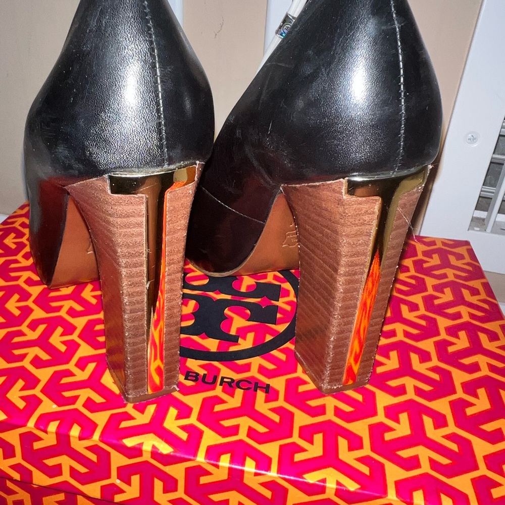 Tory Burch Cantrelle  High Heels Open Toe - Picture 4 of 5